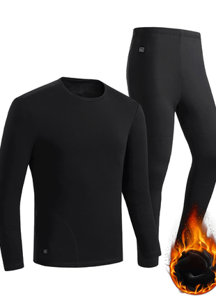 black men_s_heated_underwear_set