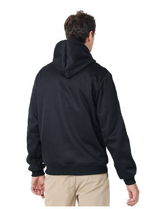 black smart 7 area heated hooded sweatshirt
