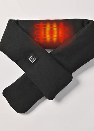 black unisex heated scarfs