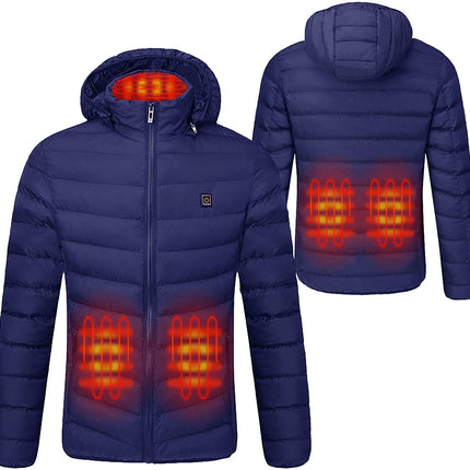 blue duck down heated jacket