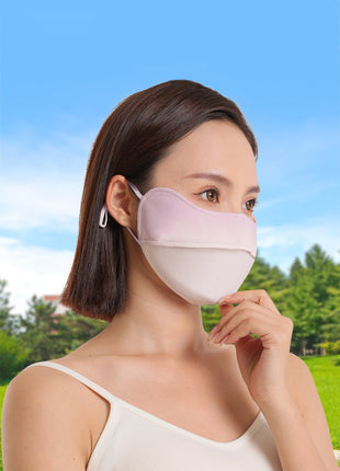 Blush Gradient Sun Protection UV Face Mask - Sidiou Group