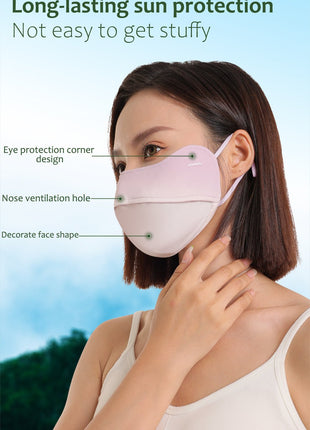 Blush Gradient Sun Protection UV Face Mask - Sidiou Group