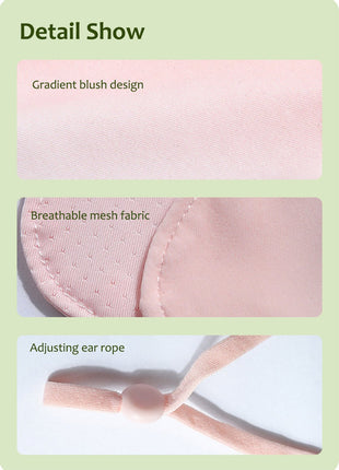 Blush Gradient Sun Protection UV Face Mask - Sidiou Group