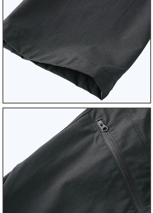 breathable cargo pants with zippered knee pocket detail