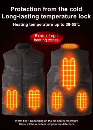 Camouflage Heated Gilet - Sidiou Group
