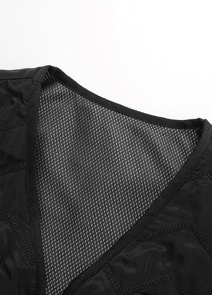 casual v neck heated vest