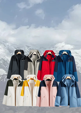 colorblock outdoor jacket