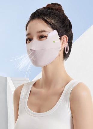 double breathable full face sun protection mask