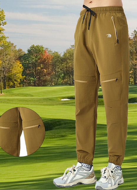 elastic waistband jogger pants