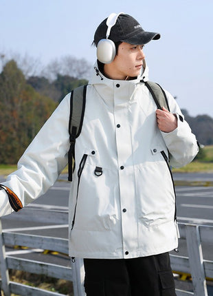 Fashion Hooded Windbreaker - Sidiou Group