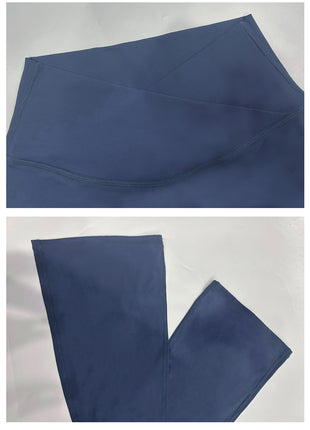 flared leg cut elongates legs and enhances proportions