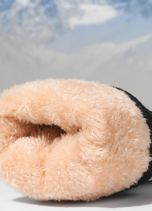 fleece lined thickened ski gloves