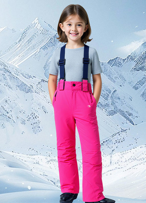 girls waterproof ski bib pants
