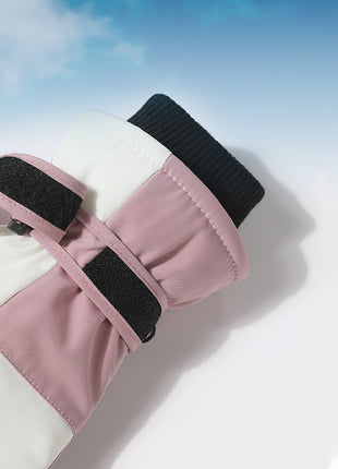 gloves with adjustable velcro wrist strap