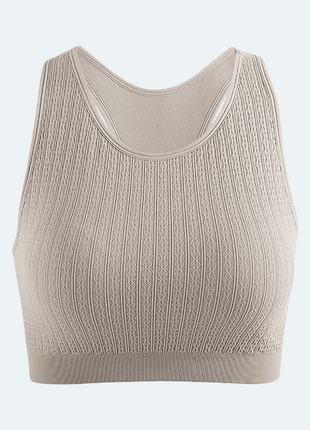 grey plaid jacquard athletic tank top