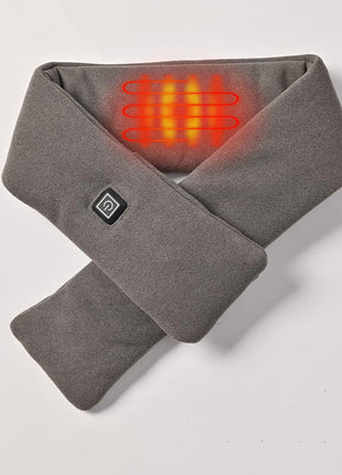 grey unisex heated scarfs