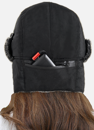 heated winter trapper hat