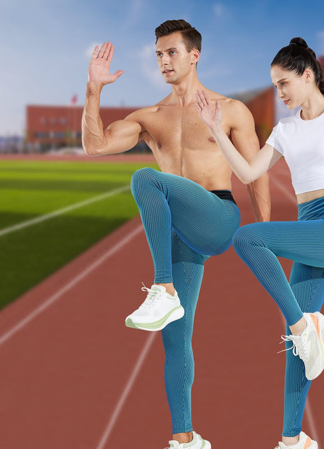 High - waisted Running Compression Pants - Sidiou Group