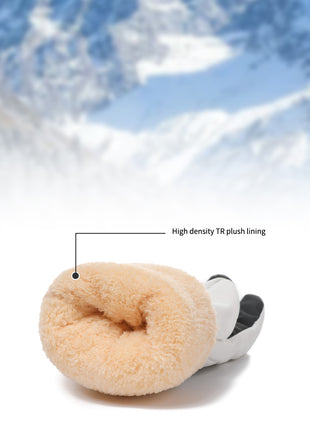 highdensity tr plush lining winter sports gloves