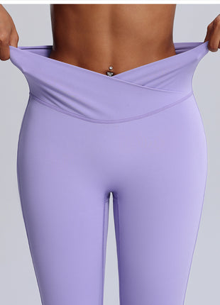 high waist flared leggings