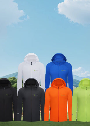 Hooded Sun Protection Windbreaker - Sidiou Group