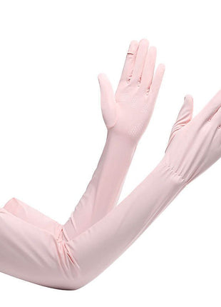 Ice Silk UV Protection Long Sleeve Golf Gloves - Sidiou Group