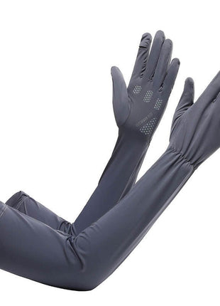 Ice Silk UV Protection Long Sleeve Golf Gloves - Sidiou Group