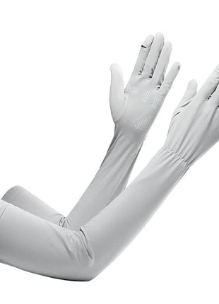 Ice Silk UV Protection Long Sleeve Golf Gloves - Sidiou Group
