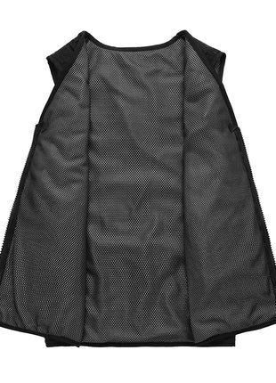 inner lining of dual control v neck heated vest