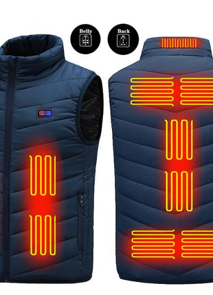 Insulated Heated Puffer Vest - Sidiou Group