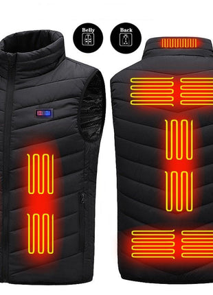 Insulated Heated Puffer Vest - Sidiou Group