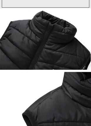 Insulated Heated Puffer Vest - Sidiou Group