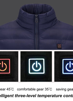 intelligent temperature control heated gilet