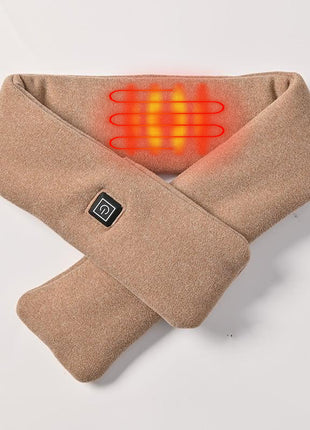 khaki unisex heated scarfs