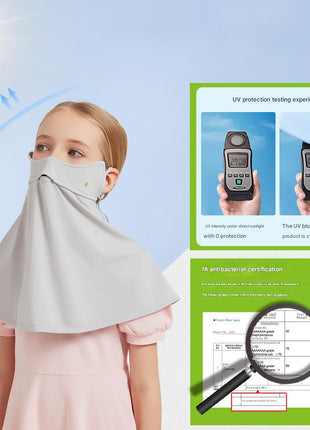 Kids Antibacterial Sun Protection UV Face Mask - Sidiou Group