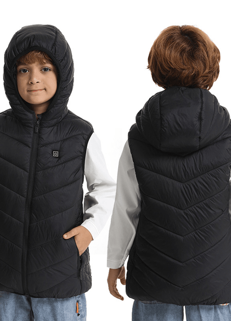 Kids Hooded Heated Gilet - Sidiou Group