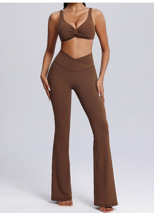 ladies flared yoga pants