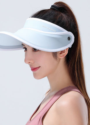Light Blue Women's Wide - brim Sun Visor 