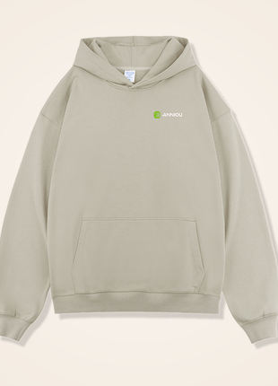 light brown heavyweight french terry hoodie