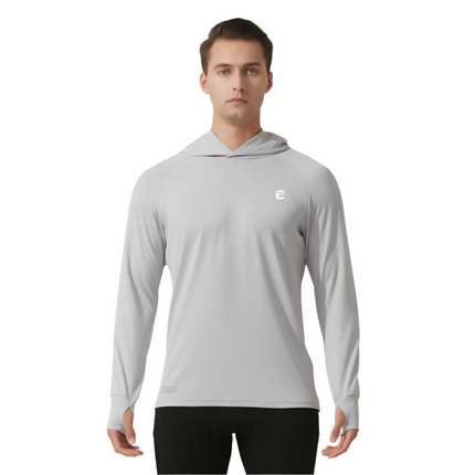 light grey mens quick dry sweatshirt