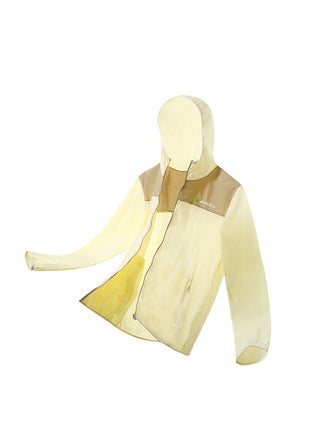 light yellow uv protection windbreaker jacket