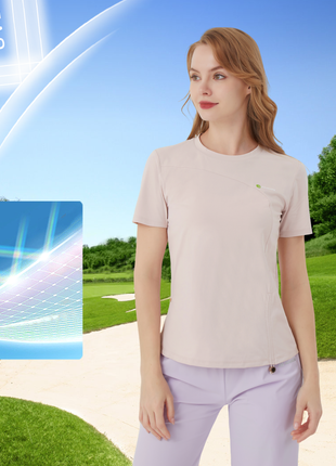 lightweight sun protective drawstring shirt