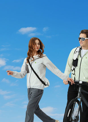 lightweight unisex hiking windbreaker jacket