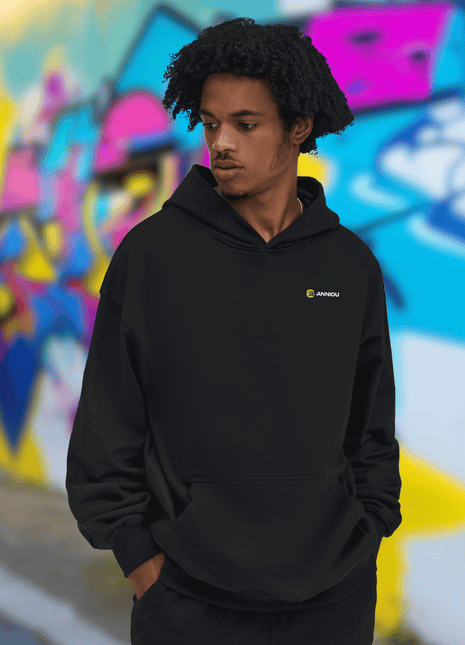 loose fit heavyweight terry hoodie