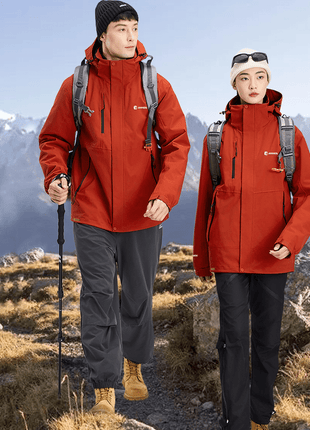 Men and Women's 3 - in - 1 Removable Outdoor Jacket - Sidiou Group