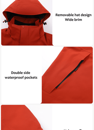 Men and Women's 3 - in - 1 Removable Outdoor Jacket - Sidiou Group