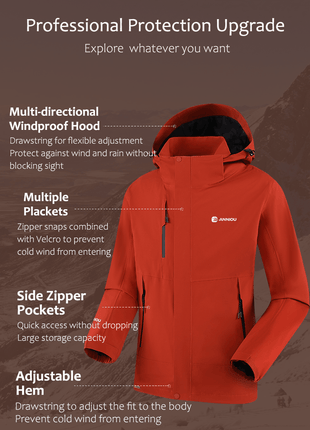 Men and Women's 3 - in - 1 Removable Outdoor Jacket - Sidiou Group