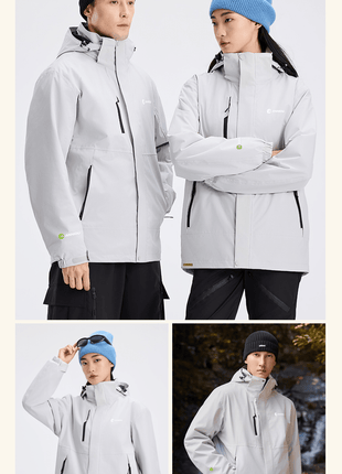 Men and Women's 3 - in - 1 Removable Outdoor Jacket - Sidiou Group