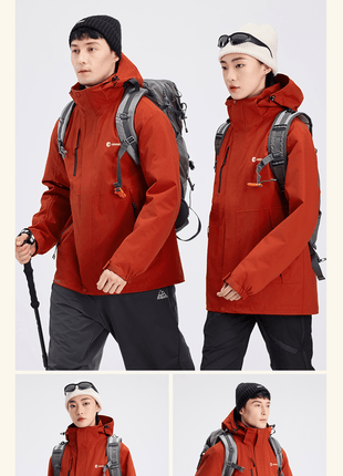 Men and Women's 3 - in - 1 Removable Outdoor Jacket - Sidiou Group