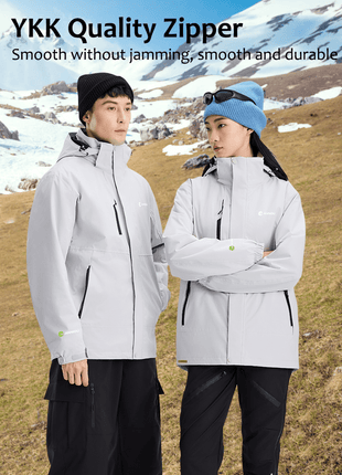 Men and Women's 3 - in - 1 Removable Outdoor Jacket - Sidiou Group